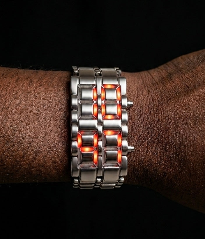 Montre LED Futuriste Premium – Élégance & Technologie