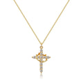 Collier Croix couronne