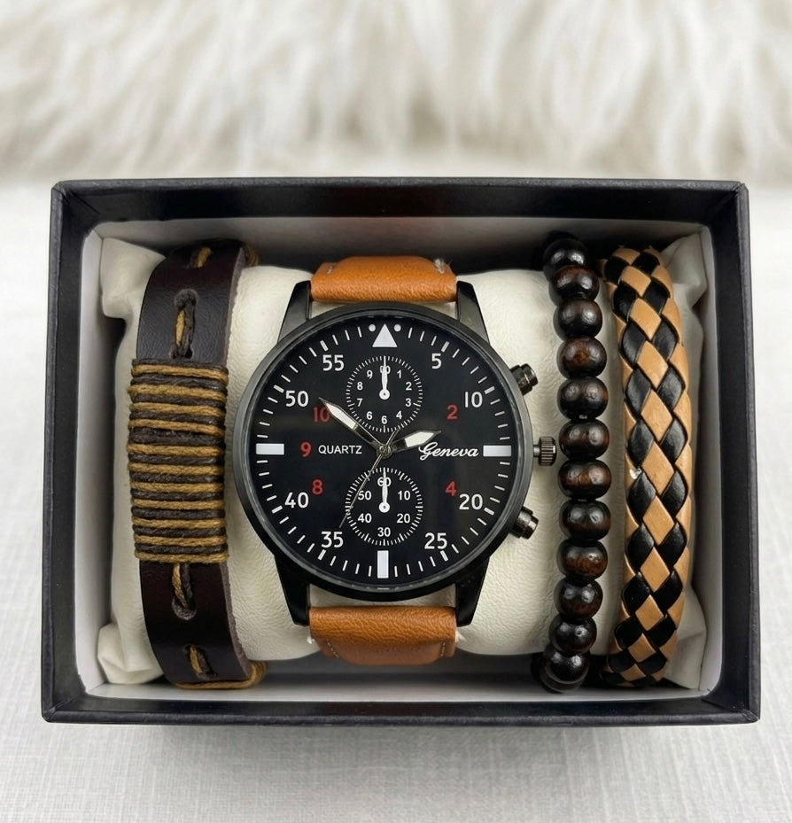 Ensemble de montre - Bracelets • Montre à quartz