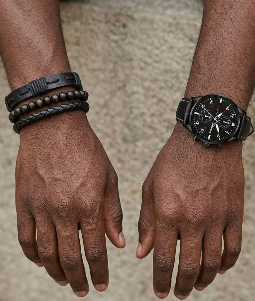 Ensemble de montre - Bracelets • Montre à quartz