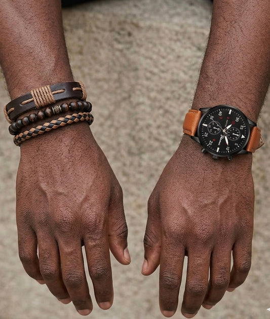 Ensemble de montre - Bracelets • Montre à quartz