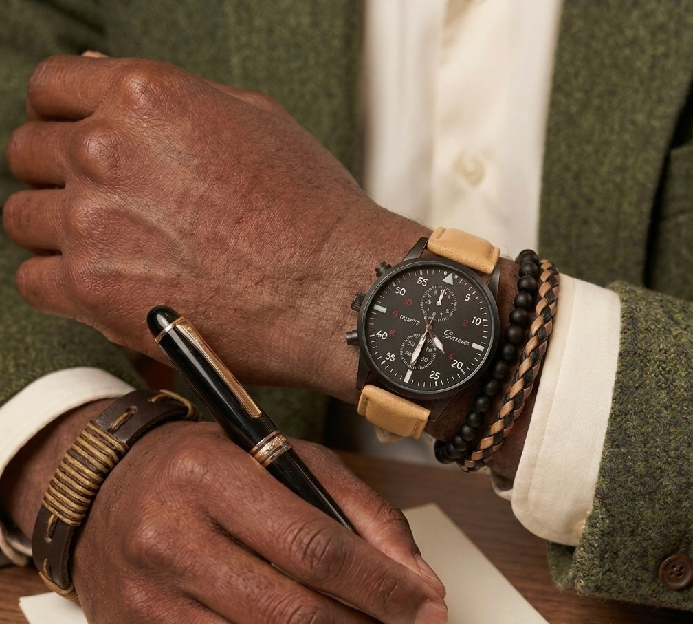 Ensemble de montre - Bracelets • Montre à quartz