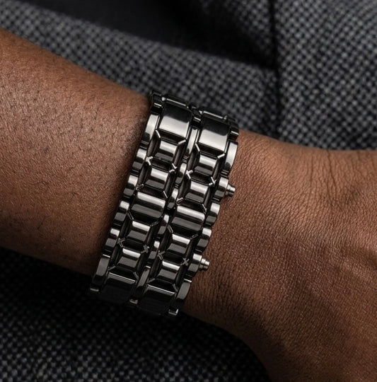 Montre LED Futuriste Premium – Élégance & Technologie