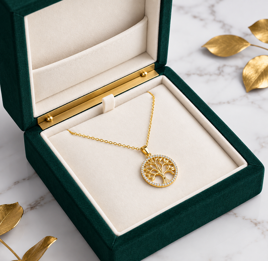 Collier Arbre de Vie Scintillant